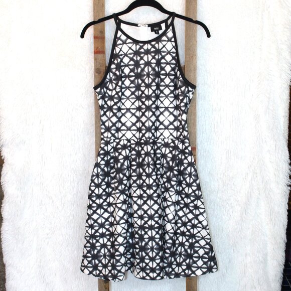 Mossimo Geometric Fit and Flare Halter Dress - Picture 9 of 9